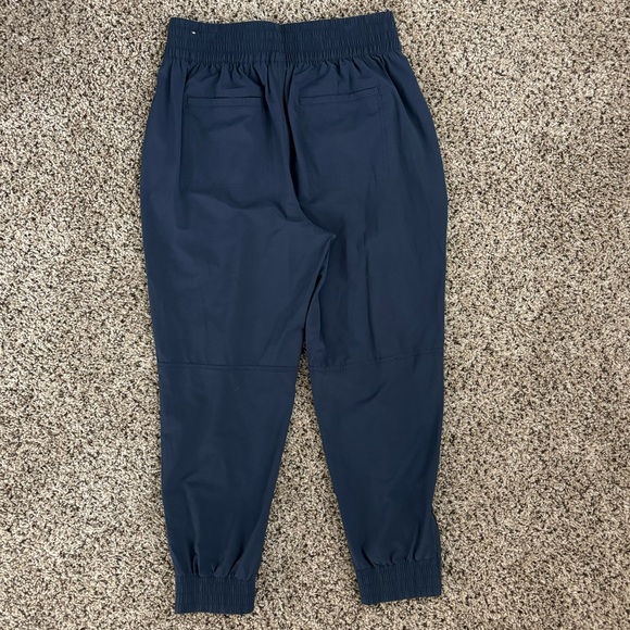 CALIA by Carrie Underwood Nyluxe Woven Ankle Zip Athletic Jogger Pant Blue - Picture 7 of 9